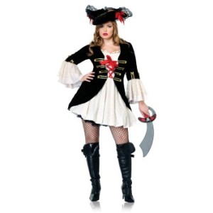 Captain Plus Size Ladies Pirate Costume